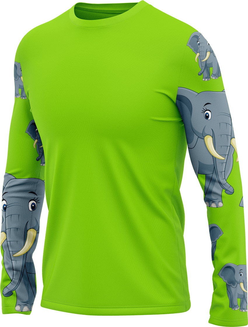 Ellie Elephant Rash T-Shirt Long Sleeve - fungear.com.au