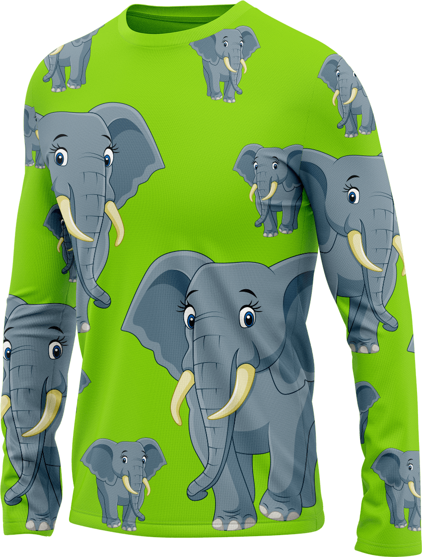 Ellie Elephant Rash T-Shirt Long Sleeve - fungear.com.au