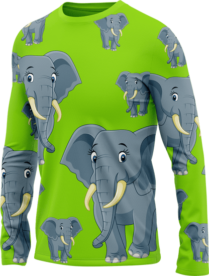 Ellie Elephant Rash T-Shirt Long Sleeve - fungear.com.au