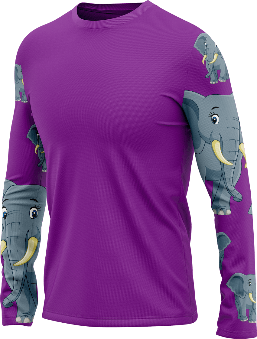 Ellie Elephant Rash T-Shirt Long Sleeve - fungear.com.au