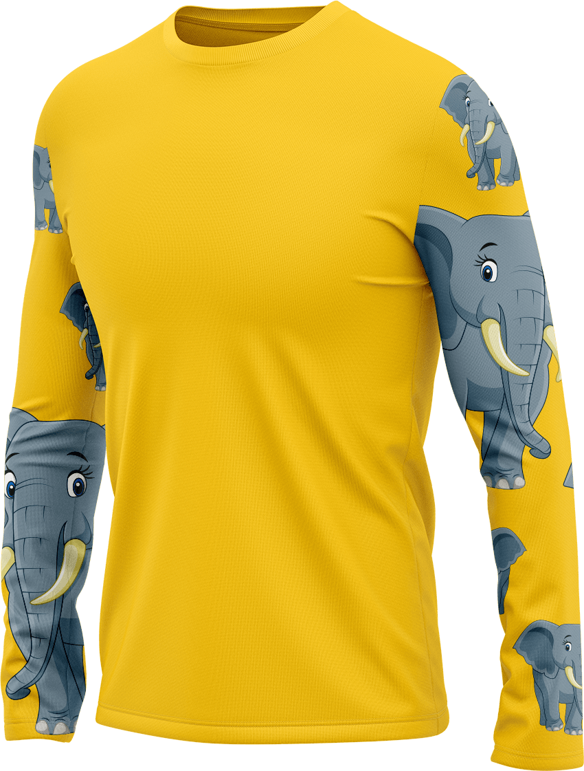 Ellie Elephant Rash T-Shirt Long Sleeve - fungear.com.au