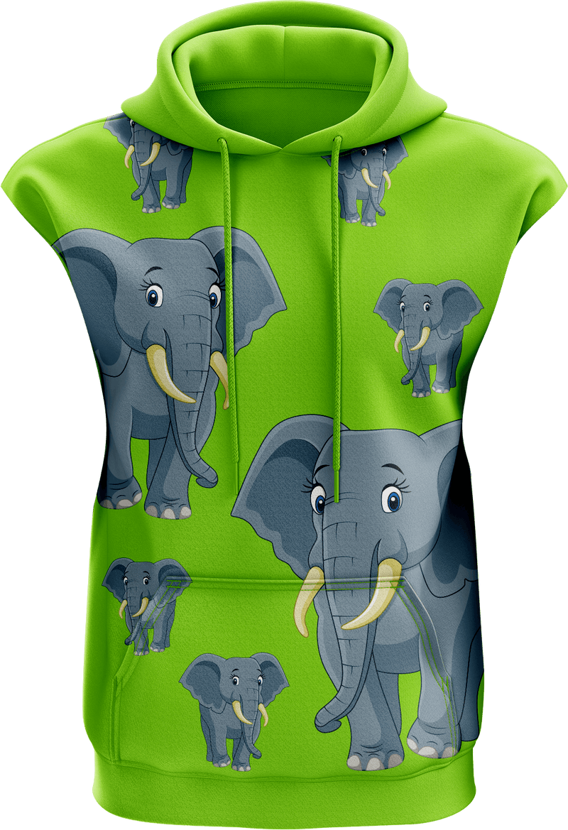 Ellie Elephant Sleeveless Hoodie