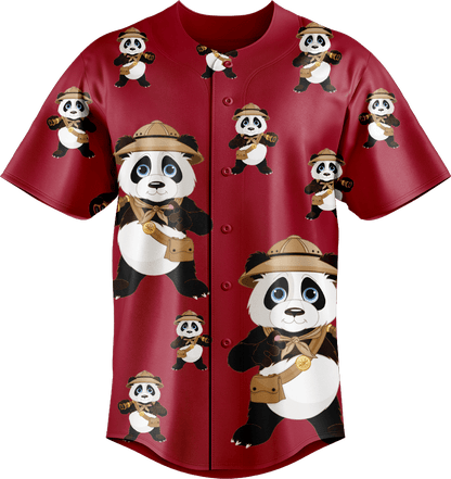 Explorer Panda Baseball Jerseys - fungear.com.au