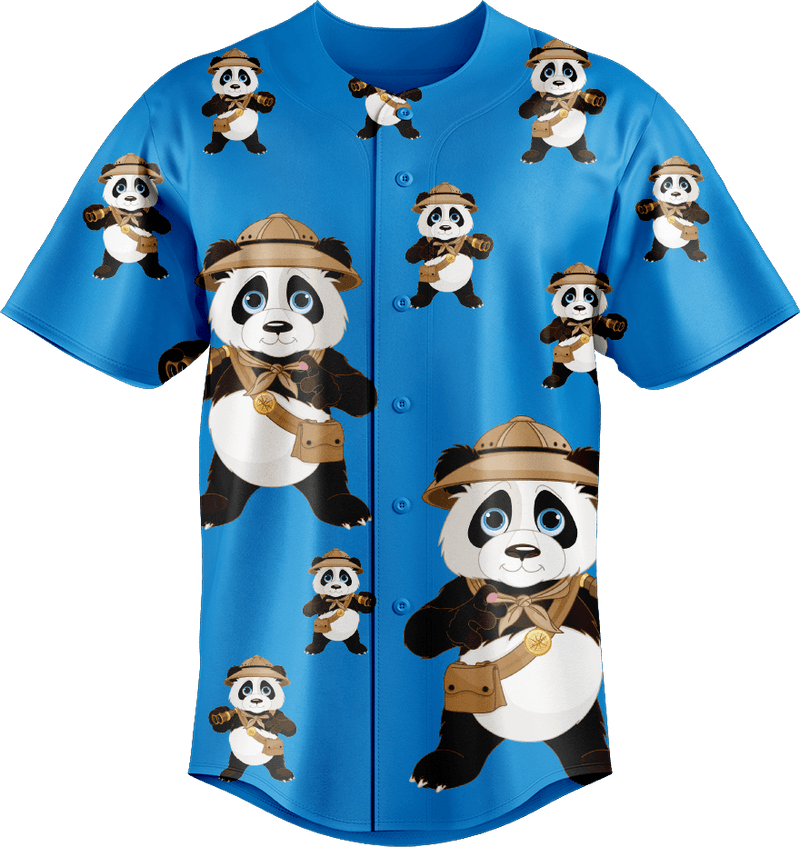 Explorer Panda Baseball Jerseys