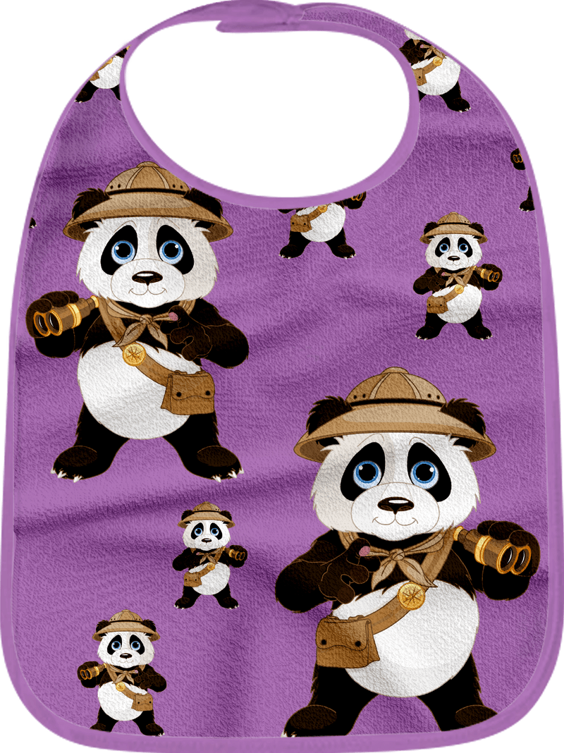 Explorer Panda Bibs