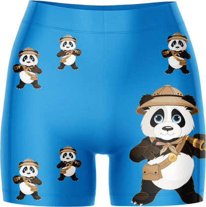 Explorer Panda Chamois Bike Shorts - fungear.com.au