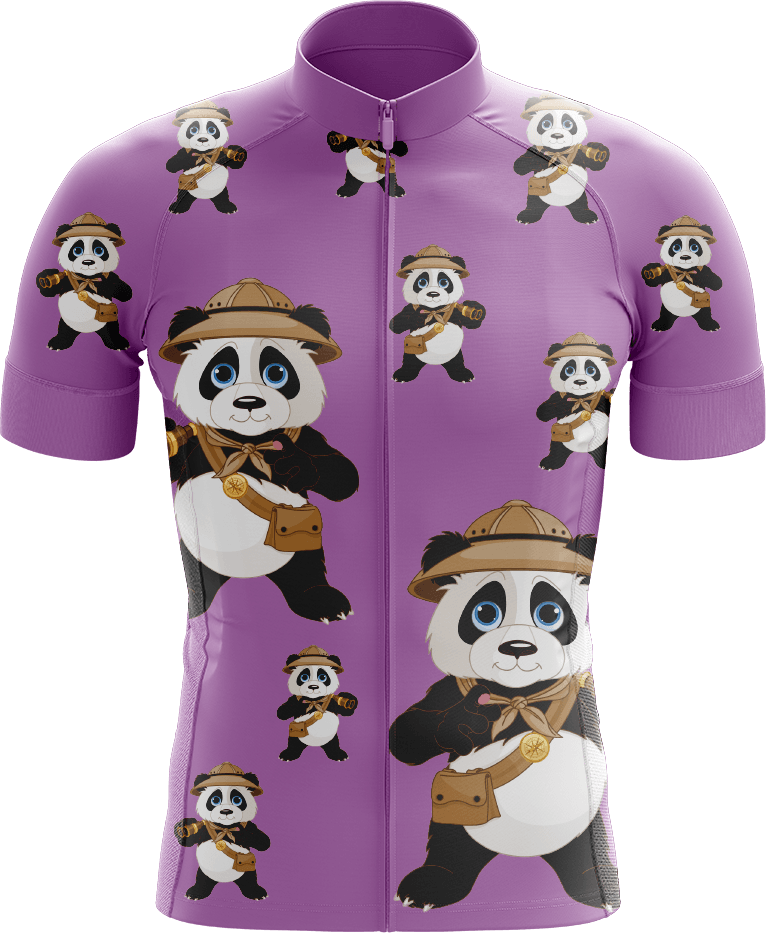 Explorer Panda Cycling Jerseys - fungear.com.au