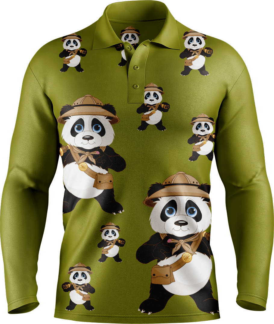 Explorer Panda Fishing Shirts - fungear.com.au