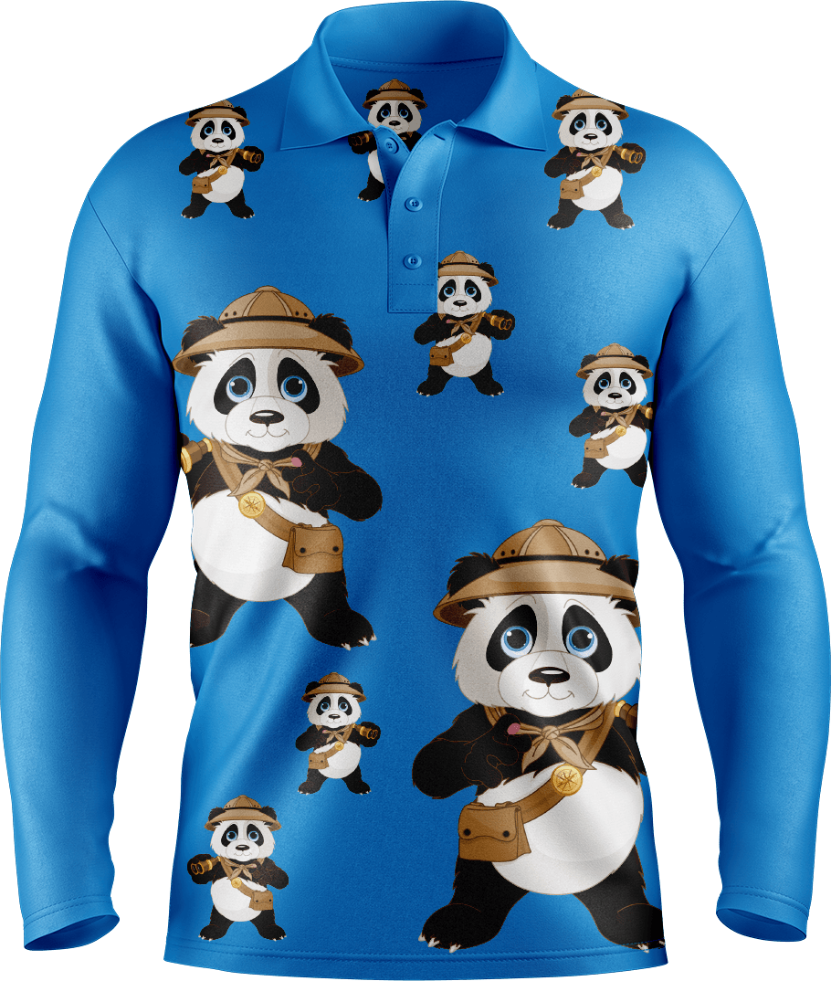 Explorer Panda Fishing Shirts - fungear.com.au