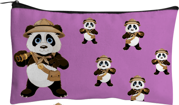 Explorer Panda Jumbo Pencil Case - fungear.com.au