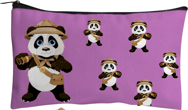 Explorer Panda Jumbo Pencil Case