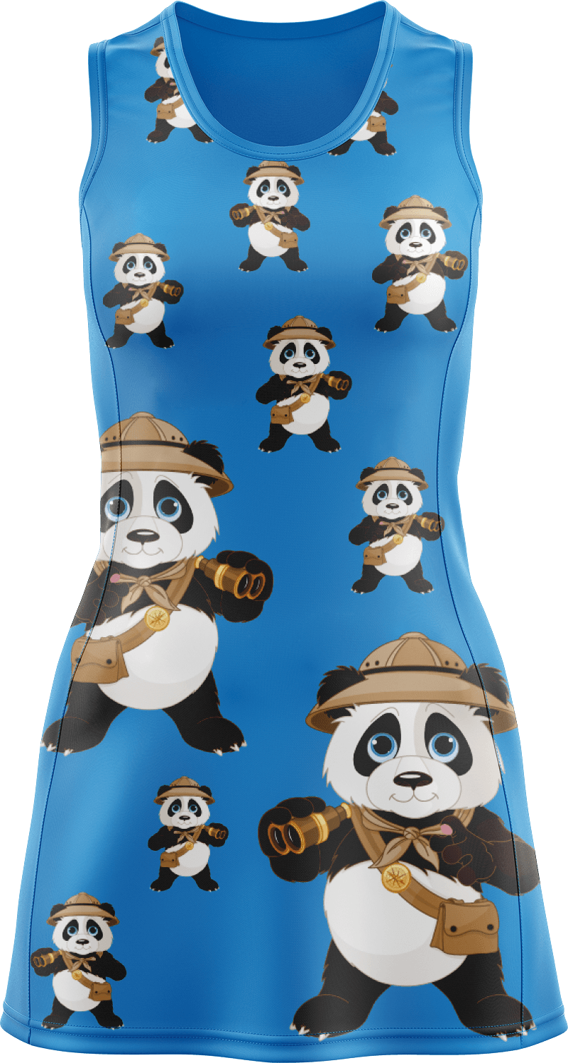 Explorer Panda Ladies Mini Dress - fungear.com.au