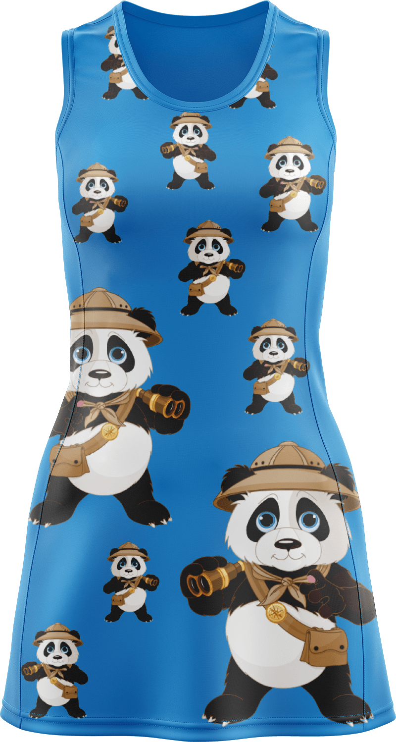 Explorer Panda Ladies Mini Dress