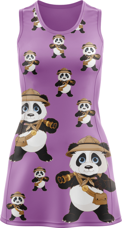 Explorer Panda Ladies Mini Dress - fungear.com.au