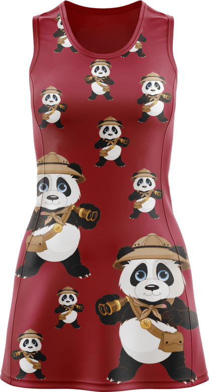 Explorer Panda Ladies Mini Dress - fungear.com.au