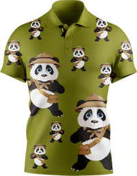 Explorer Panda Men's Short Sleeve Polo 2