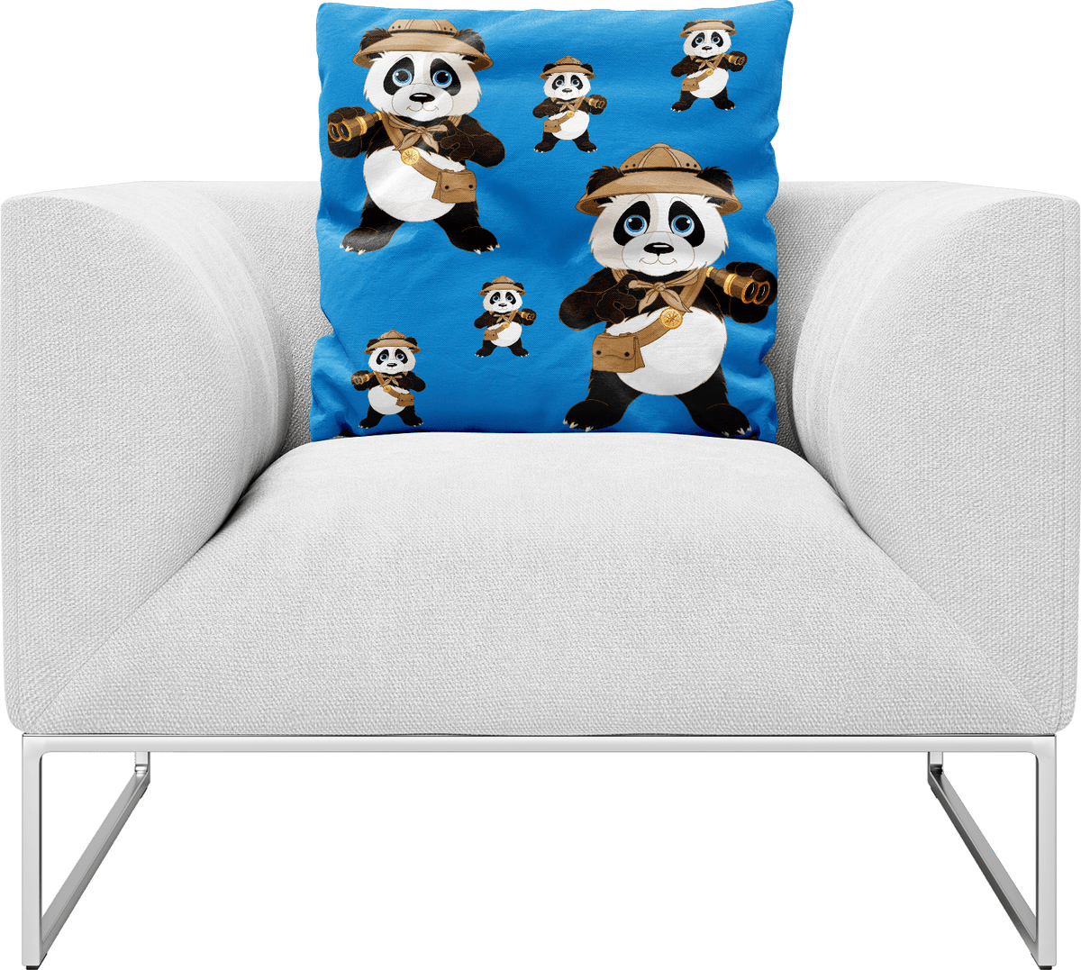 Explorer Panda Pillows Cushions