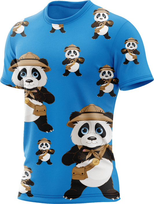 Explorer Panda Rash T-Shirt Short Sleeve - fungear.com.au