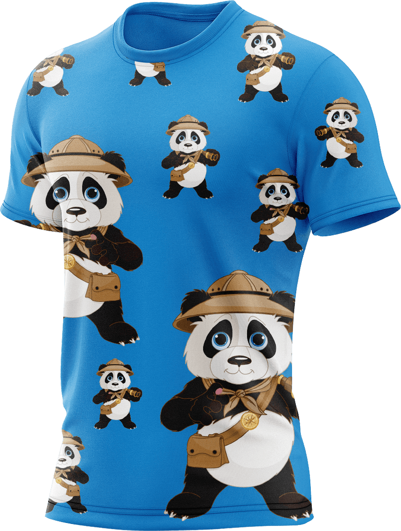 Explorer Panda Rash Shirt Short Sleeve