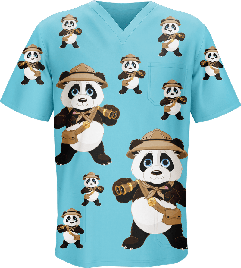 Explorer Panda Scrubs
