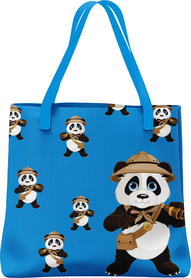 Explorer Panda Tote Bag - fungear.com.au