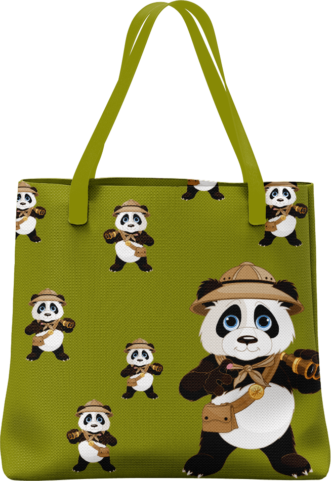 Explorer Panda Tote Bag - fungear.com.au