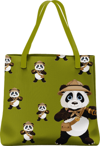 Explorer Panda Tote Bag 1