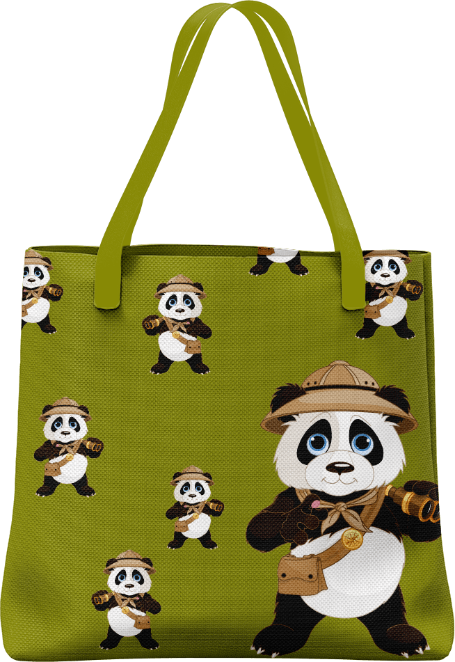 Explorer Panda Tote Bag