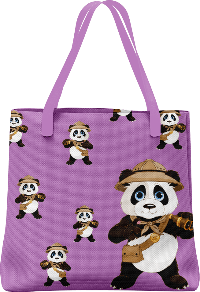 Explorer Panda Tote Bag - fungear.com.au