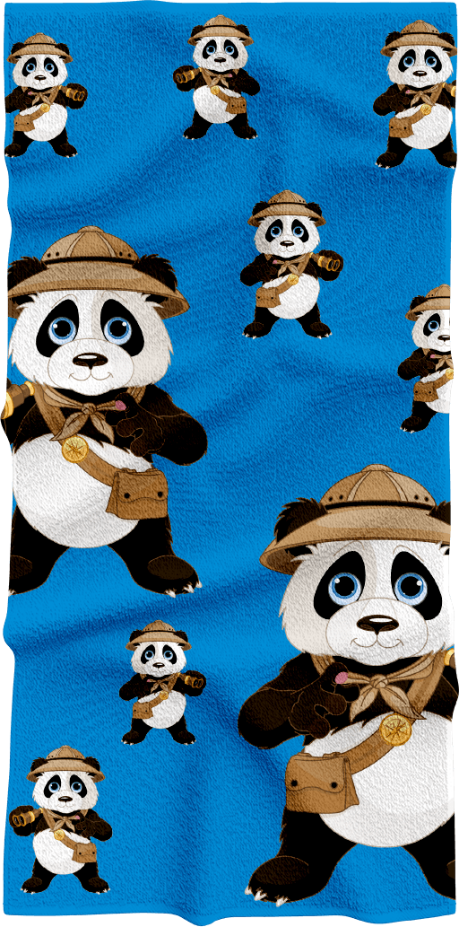 Explorer Panda Towels - fungear.com.au