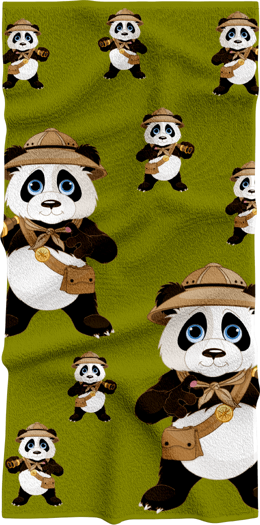 Explorer Panda Towels - fungear.com.au