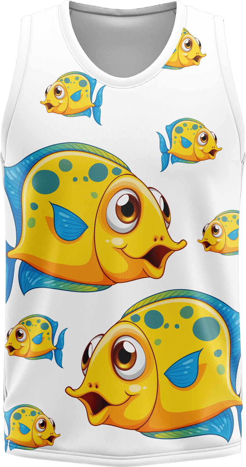 Fish Out Of Water Basketball Jersey - fungear.com.au