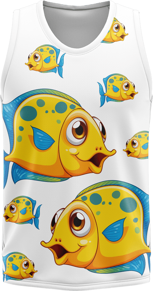 Fish Out Of Water Basketball Jersey - fungear.com.au