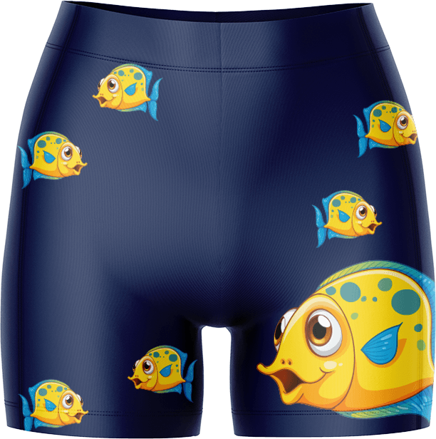 Fish Out of Water Bike Shorts - fungear.com.au