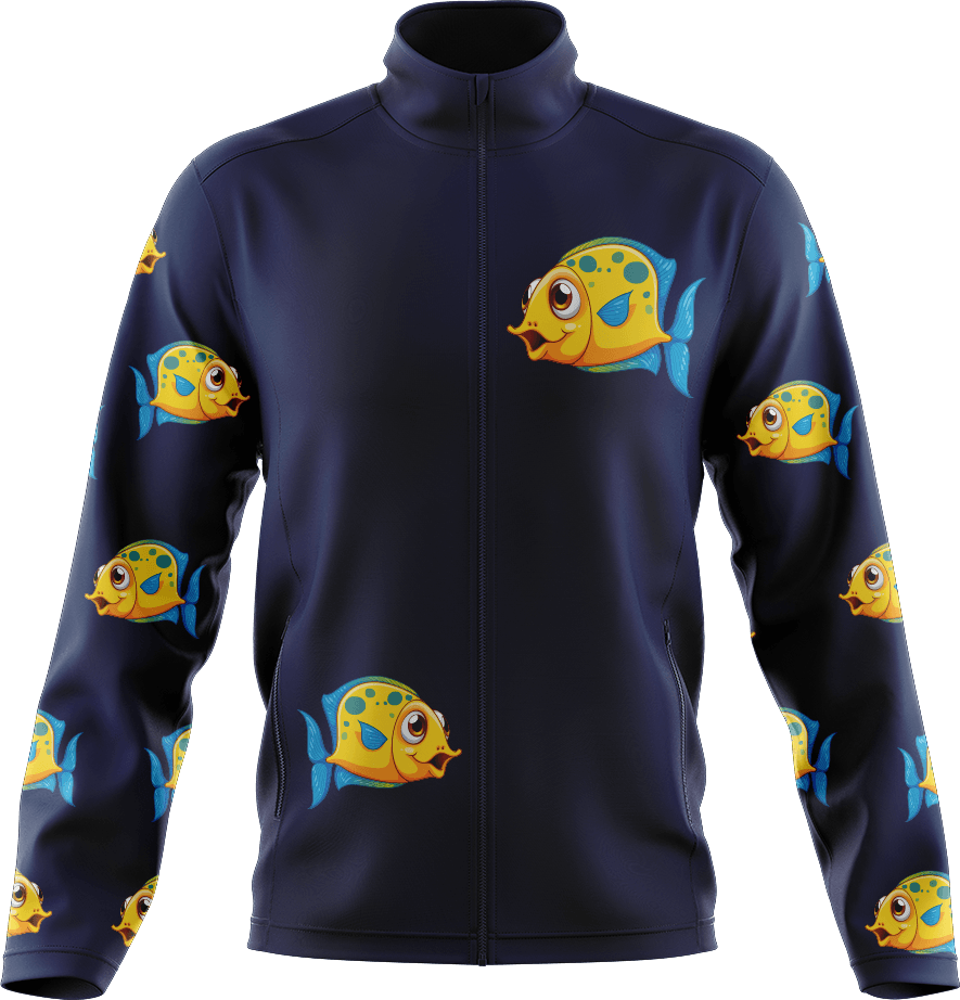 Fish Out Of Water Full Zip Track Jacket - fungear.com.au