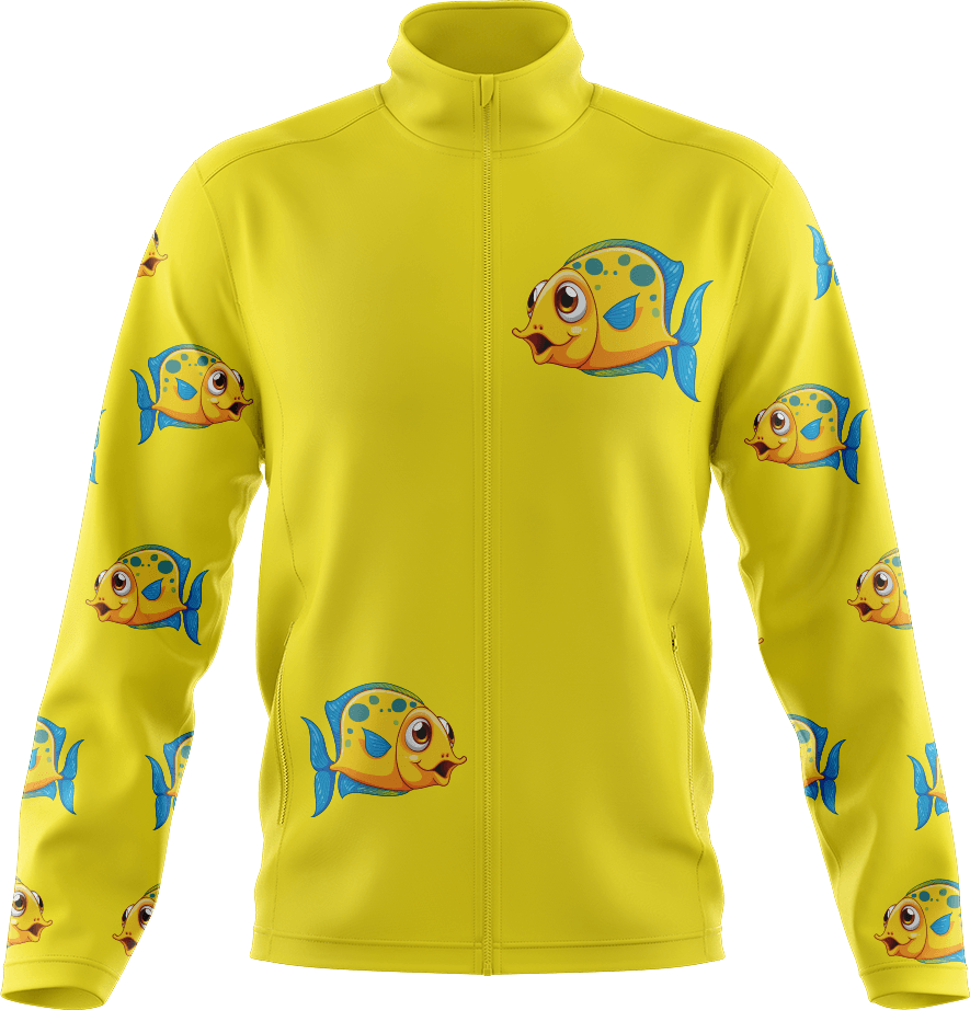 Fish Out Of Water Full Zip Track Jacket - fungear.com.au