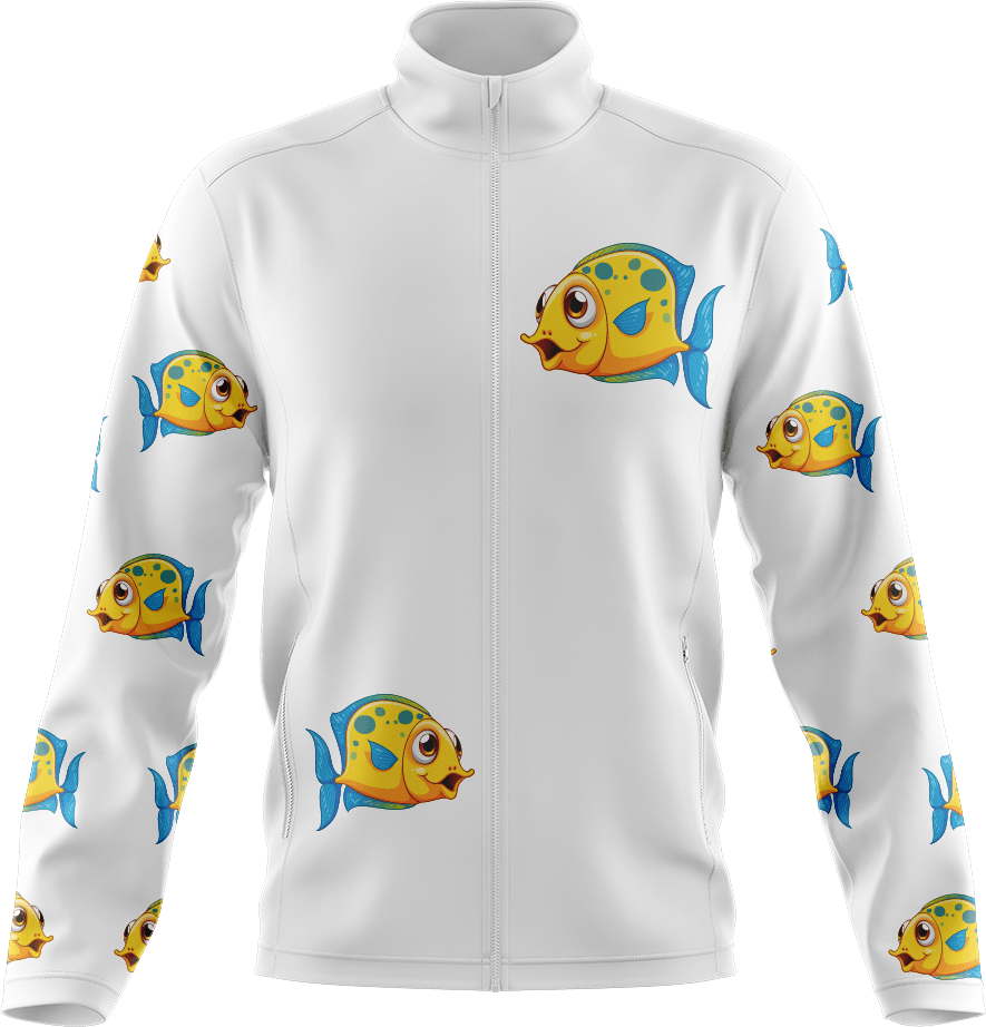 Fish Out Of Water Full Zip Track Jacket - fungear.com.au