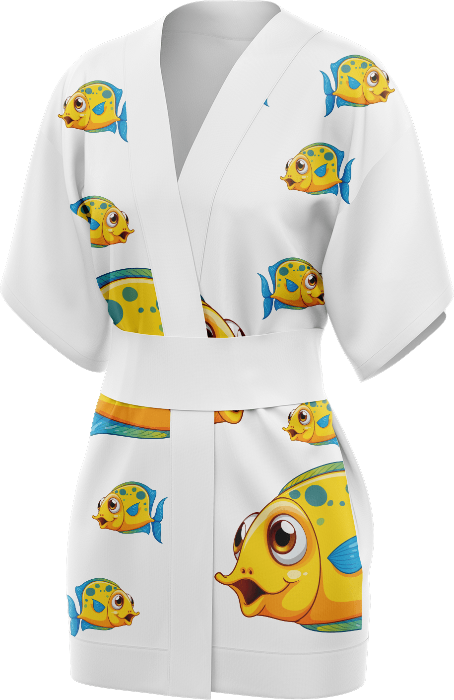 Fish Out of Water Kimono - fungear.com.au