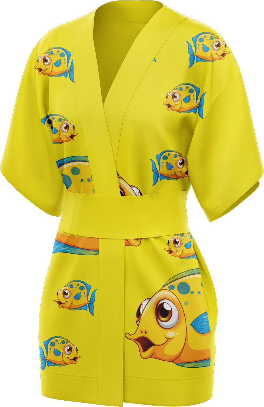 Fish Out of Water Kimono - fungear.com.au