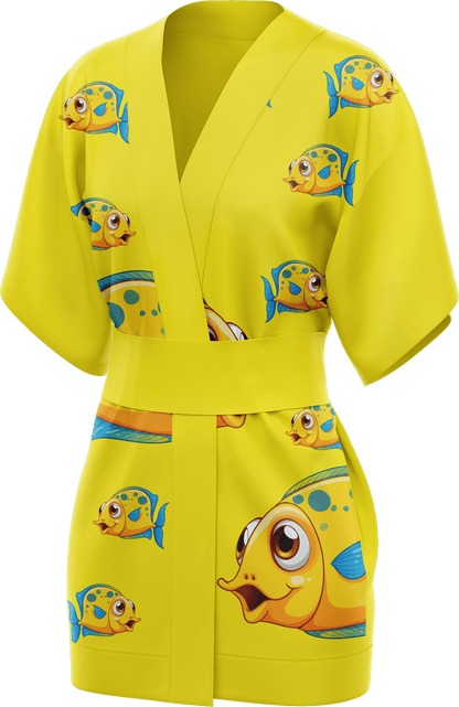 Fish Out of Water Kimono - fungear.com.au