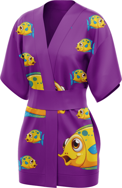 Fish Out of Water Kimono - fungear.com.au