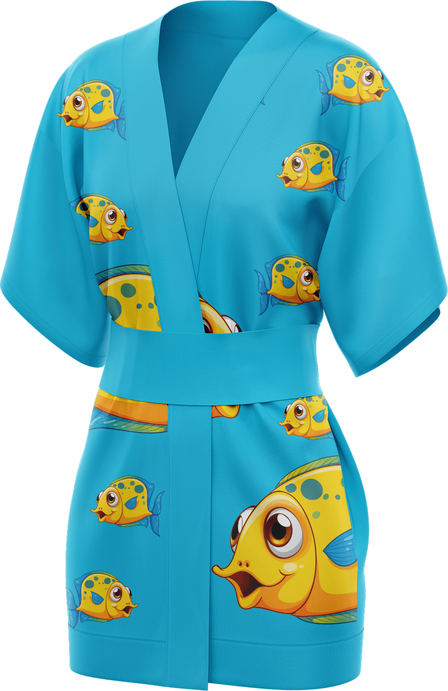 Fish Out of Water Kimono - fungear.com.au