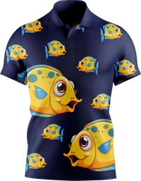 Fish out of water Men's Short Sleeve Polo 2