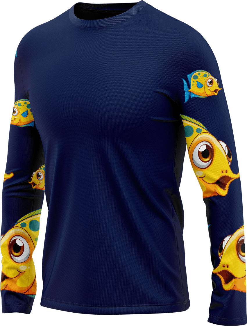 Fish Out Of Water Rash T-Shirt Long Sleeve - fungear.com.au