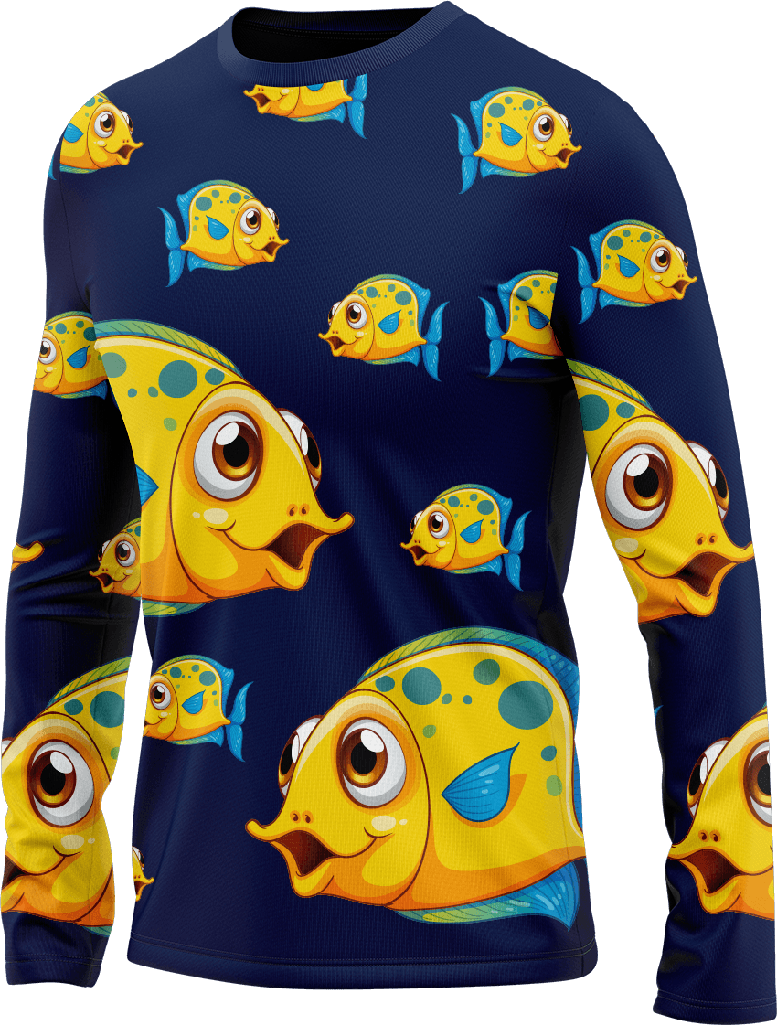 Fish Out Of Water Rash T-Shirt Long Sleeve - fungear.com.au