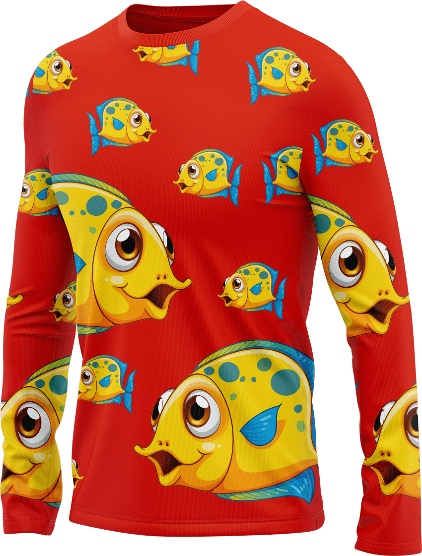 Fish Out Of Water Rash T-Shirt Long Sleeve - fungear.com.au