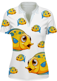 Fish out of water Women's Polo 3