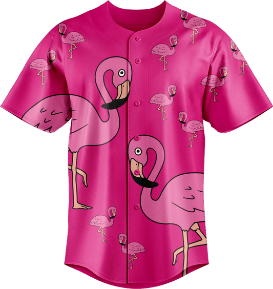 Flamingo Baseball Jerseys - fungear.com.au