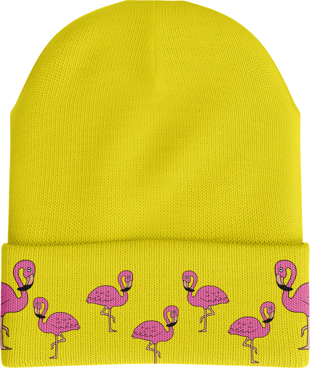 Flamingo Beanie - fungear.com.au