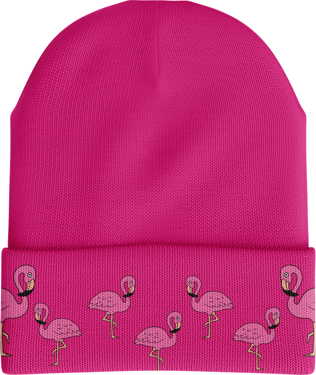 Flamingo Beanie - fungear.com.au